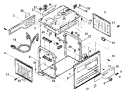 Part Location Diagram of 73051A Briggs and Stratton BASE, Cradle
